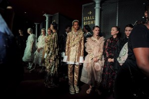 Backstage at Simone Rocha RTW Spring 2020
