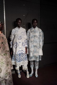 Backstage at Simone Rocha RTW Spring 2020