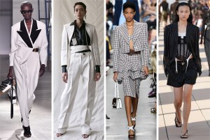 From Left: Peter Do, Michael Kors Collection, Dion Lee, Proenza
