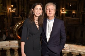 Nancy Shevell and Paul McCartney