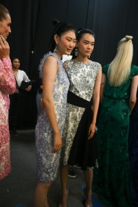 Backstage at Tadashi Shoji RTW Sopring 2020