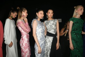 Backstage at Tadashi Shoji RTW Sopring 2020
