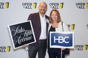 Marc Metrick of Saks and Janis Leigh of Hudson's Bay Company.