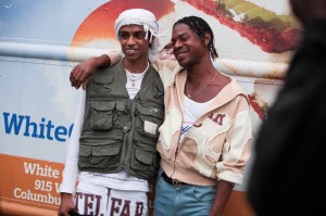 Backstage at Telfar RTW Spring 2020
