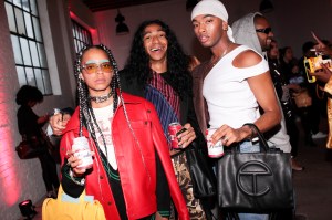 The scene at Telfar's 'The World Isn't Everything' screening.