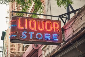 The exterior of Todd Synder's "The Liquor Store".