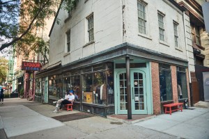 The exterior of Todd Synder's "The Liquor Store".
