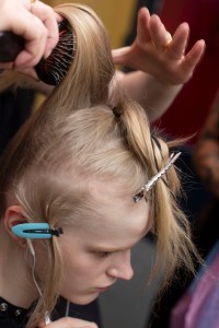 Backstage at Tom Ford RTW Spring 2020