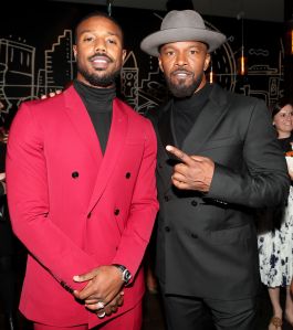 Michael B. Jordan and Jamie Foxx
Entertainment Weekly's 'The Must List' party, Inside, The Thompson Hotel, Toronto International Film Festival, Canada - 07 Sep 2019