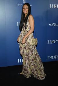 Rosario Dawson attends The Hollywood Foreign Press Association and The Hollywood Reporter's Toronto International Film Festival party on day three of TIFF at the Four Seasons Hotel, in Toronto
2019 TIFF - HFPA and THR TIFF Party, Toronto, Canada - 07 Sep 2019
