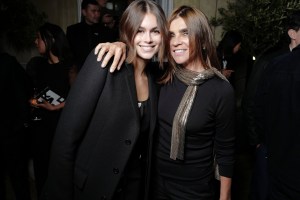 Kaia Gerber and Carine Roitfeld