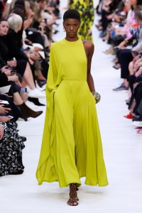 Model on the catwalk