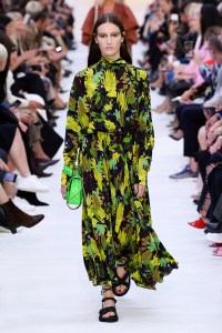 Model on the catwalk