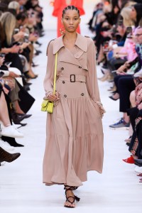 Model on the catwalk