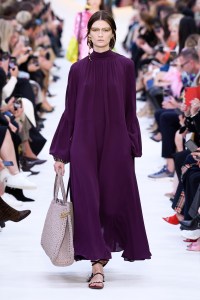 Model on the catwalk