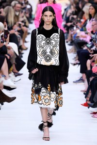 Model on the catwalk