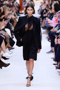 Kaia Gerber on the catwalk