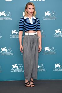 Scarlett Johansson'Marriage Story' photocall, 76th Venice Film Festival, Italy - 29 Aug 2019Wearing Michael Kors