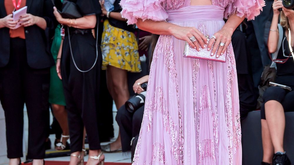 Molly Sims'Marriage Story' premiere, 76th Venice Film Festival, Italy - 29 Aug 2019Wearing Zuhair Murad same outfit as catwalk model *10068478ak
