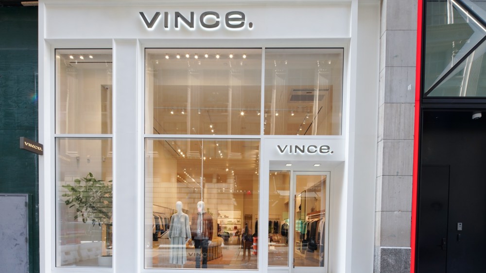 Vince on 49th Street off Fifth Avenue.
