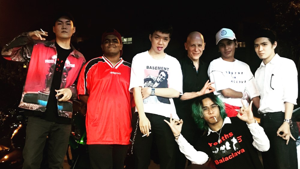 Youths in Balaclava with Adrian Joffe