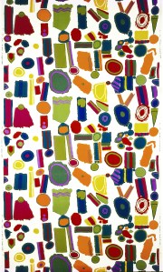 Zandra Rhodes, Brass Print, 1964