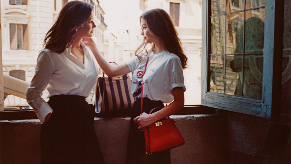 Catherine Zeta Jones and Carys Douglas starring Fendi's #MeAndMyPeekaboo project