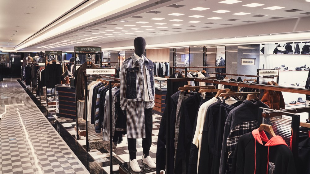 Harrods' new men's wear space