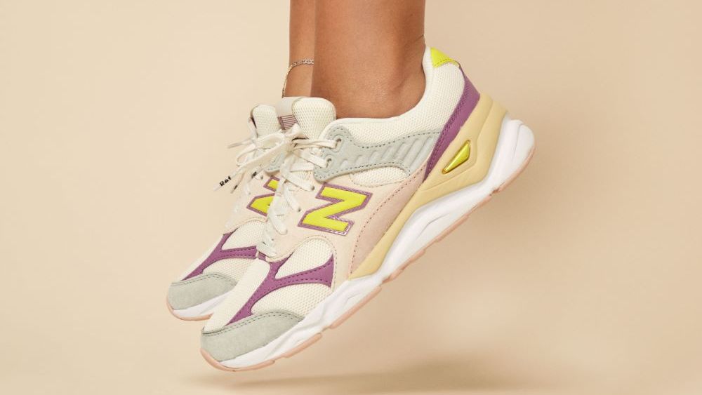 New Balance and Reformation collaborated on a collection that re-imagines the footwear brand's classic sneakers with sustainable materials.
