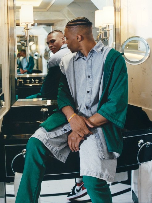 Acne Studios teams with NBA player Russell Westbrook on a capsule collection representative of the athlete’s style.