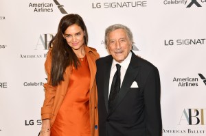 Katie Holmes and Tony Bennett