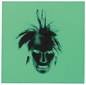 Andy Warhol self portrait, 1986 at Victoria Beckham flagship store