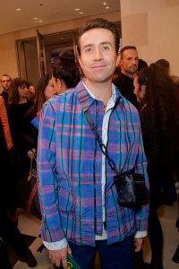 Nick Grimshaw at the Louis Vuitton New Bond Street opening