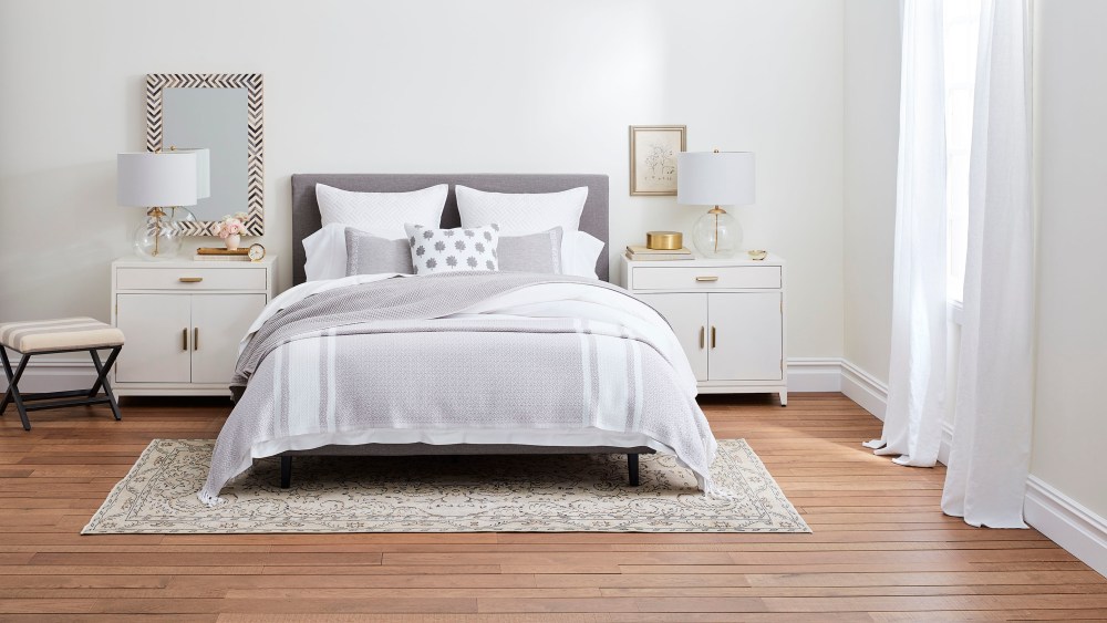 Sheets, pillows and blankets from Boll & Branch.