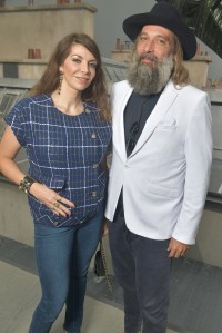 Amandine de la Richardiere and Sebastien Tellier
