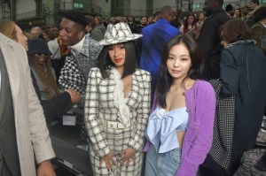 Cardi B and Jennie Kim