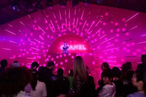 The scene at the Chanel Mademoiselle Prive Tokyo exhibition party.