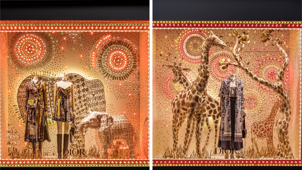 Saks Fifth Avenue's Dior windows tell the story of the brands Marrakech adventure.