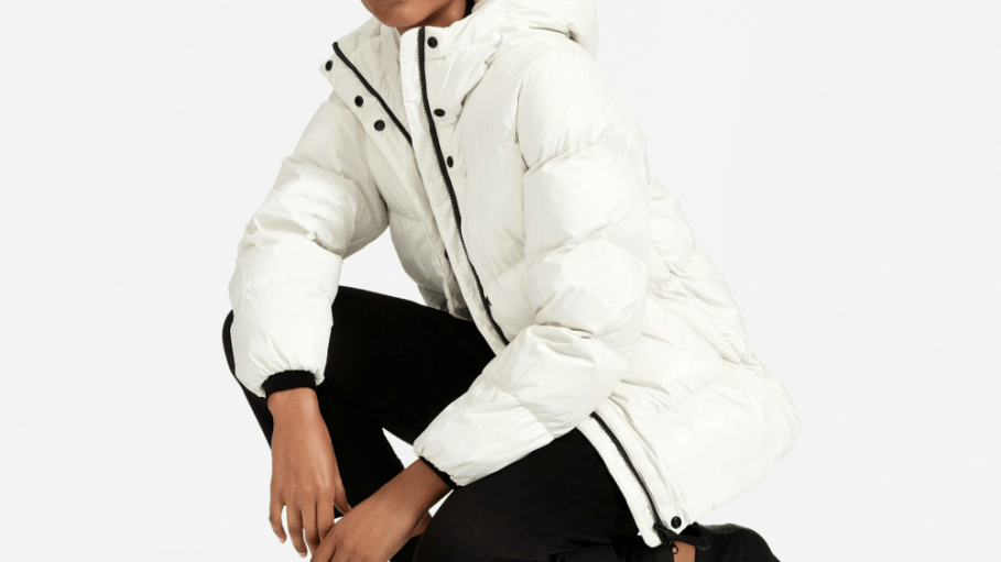 Everlane has launched a new line of puffer jackets that promises to be “heavy on warmth, light as a feather and totally recycled.”