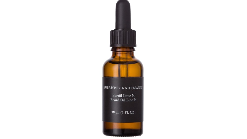 Susanne Kaufmann Line M Beard Oil ($55) – www.susannekaufmann.com