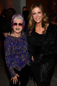 Judy Chicago and Rita Wilson