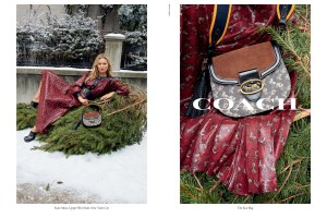 Coach has tapped Juergen Teller to shoot the holiday campaign for the brand. The images feature a diverse cast that includes actress Yara Shahidi, model Kate Moss, rapper Megan Thee Stallion in her first-ever fashion campaign, as well as Spike and Tonya Lee as they gather for a party at a New York brownstone. The campaign also serves to introduce CoachÕs new Horse and Carriage collection. Moss is photographed wearing pieces from the collection that features accessories and ready-to-wear sporting the brandÕs horse and carriage logo that was introduced for the first time in the 1950s. Entitled Wonder for All, the campaign also features a series of short films written and directed by Bunny Kinney. The campaign will be featured globally in a variety of channels including Japan, where customers will be able to play a limited-edition Rexy holiday video game where its mascot snowboards through animated Coach worlds as it tries to reach the holiday party. Ñ Jean E. Palmieri