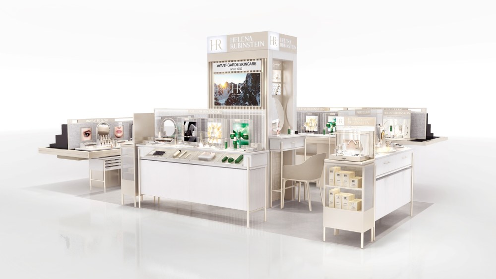 Helena Rubinstein's corner in Harrods