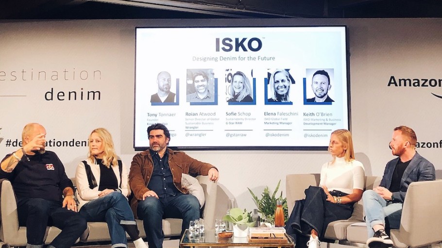 Isko hosted a panel at Amazon Destination Denim that highlighted its recycled fiber technology, R-TWO.