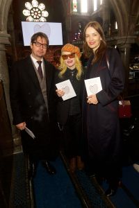 Pam Hogg and Roksanda Illincic at the memorial service for Joe Casely-Hayford