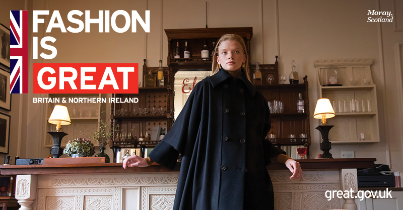 An image from the Great Britain and Ireland campaign, featuring Johnstons of Elgin.