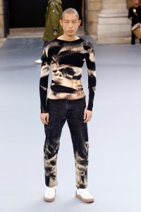 Model on the catwalk