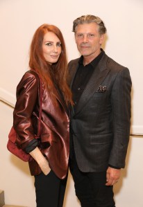 LONDON, ENGLAND - SEPTEMBER 30:  Angela and Colin Radcliffe attend Victoria Beckham and Sotheby's celebration of Andy Warhol with Don Julio 1942 at her Dover Street store, on September 30, 2019 in London, England. (Photo by Darren Gerrish/WireImage for White Company)
