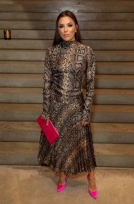 LONDON, ENGLAND - SEPTEMBER 30:  Eva Longoria attends Victoria Beckham and Sotheby's celebration of Andy Warhol with Don Julio 1942 at her Dover Street store, on September 30, 2019 in London, England. (Photo by Darren Gerrish/WireImage for White Company)