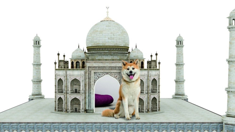 A ÒparadiseÓ doghouse, from NeimanÕs fantasy gift assortment.